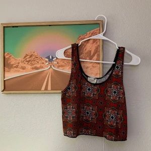 LA hearts tribal print shirt